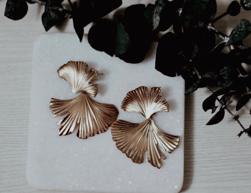 Feuille | Women's Vintage Stainless Steel Earrings | Gentre - Gentre Official