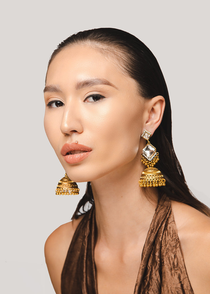 Jhumka Gentre Statement Earrings - Gentre Official