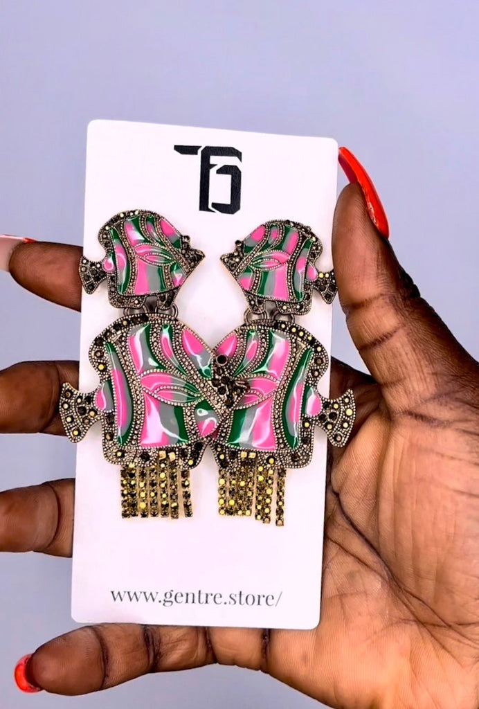 Poisson Luxe Statement Earrings - Gentre Official